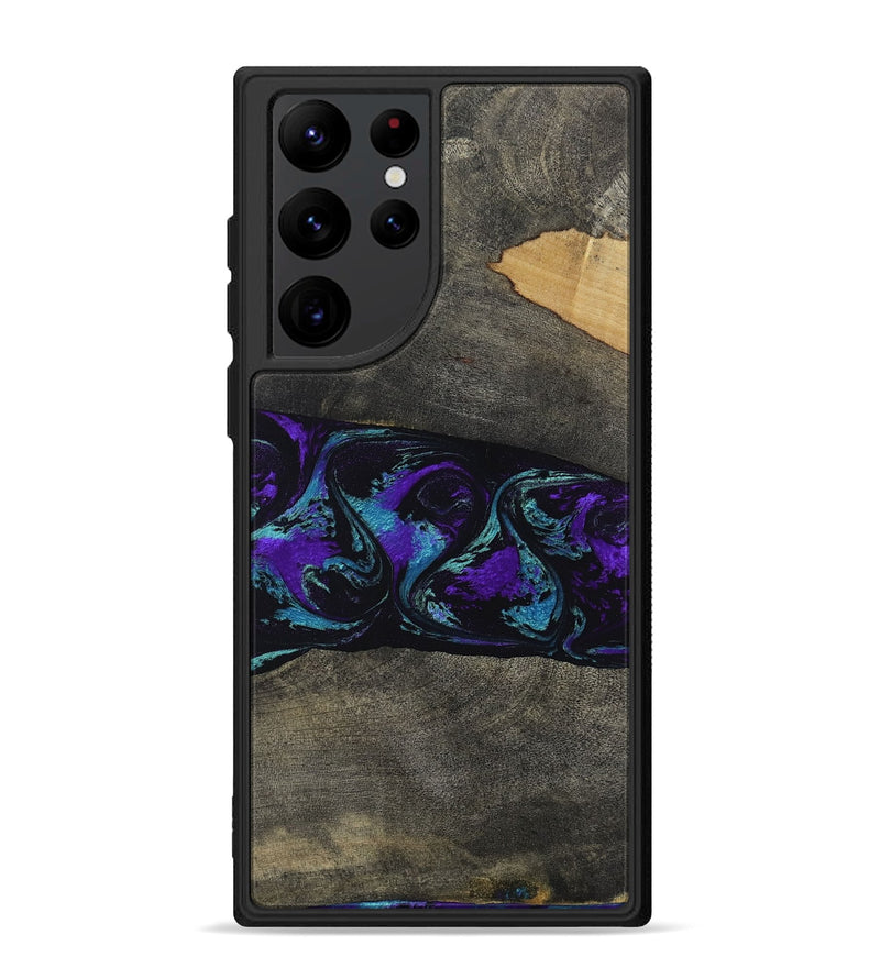 Galaxy S22 Ultra Wood Phone Case - Giles (Purple, 813641)