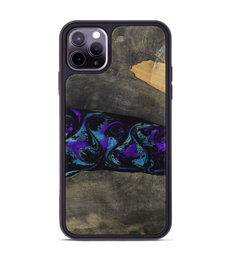 iPhone 11 Pro Max Wood Phone Case - Giles (Purple, 813641)