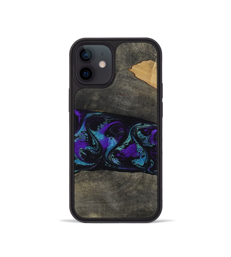 iPhone 12 mini Wood Phone Case - Giles (Purple, 813641)
