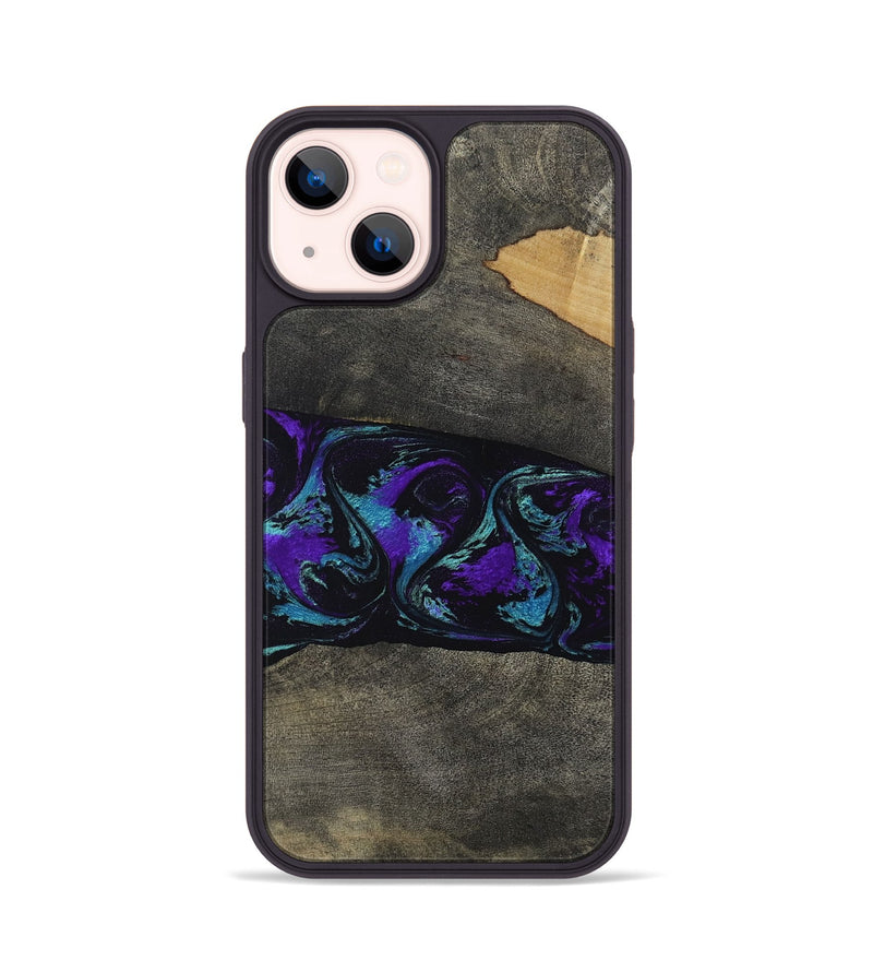 iPhone 14 Wood Phone Case - Giles (Purple, 813641)