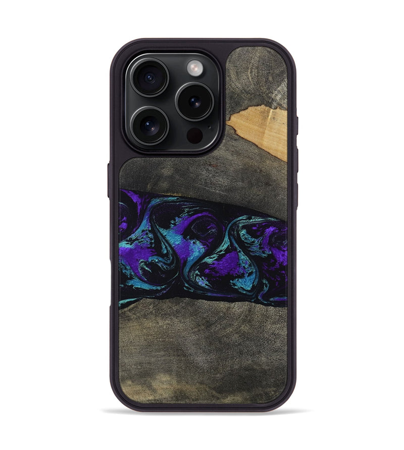iPhone 16 Pro Wood Phone Case - Giles (Purple, 813641)
