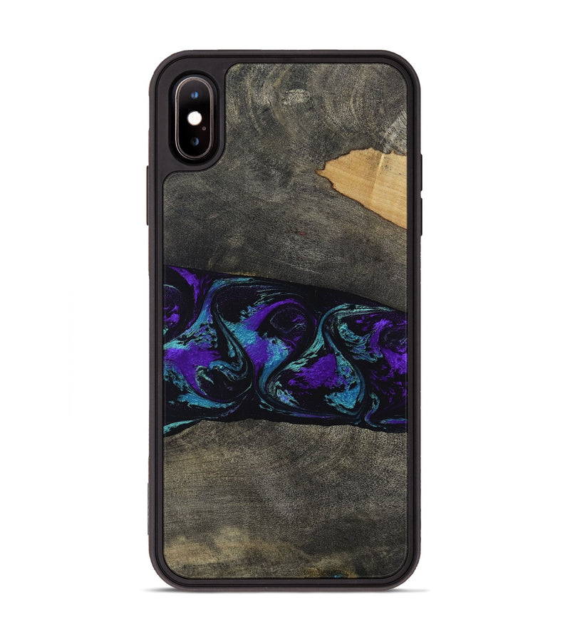 iPhone Xs Max Wood Phone Case - Giles (Purple, 813641)