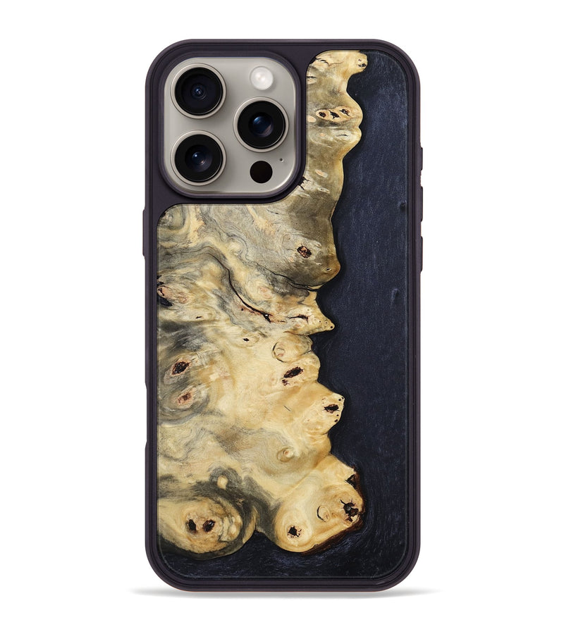 iPhone 16 Pro Max Wood Phone Case - Travis (Wood Burl, 813643)