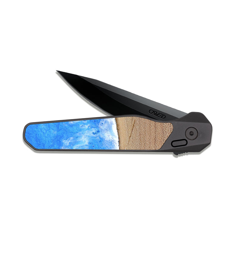 EDC Dark Slate Wood Pocket Knife - Jarrod (Coastal, 813694)