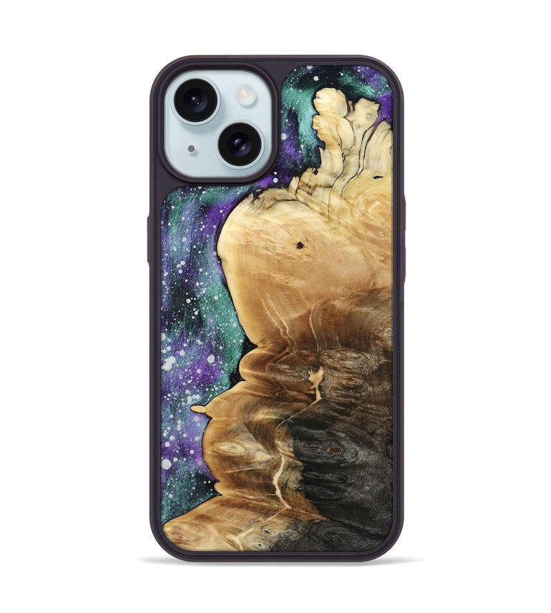 iPhone 15 Wood Phone Case - Janeen (Cosmos, 813728)