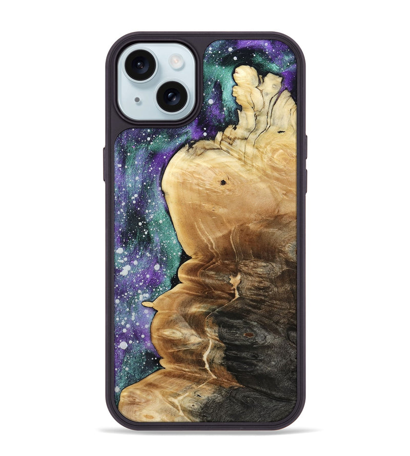 iPhone 15 Plus Wood Phone Case - Janeen (Cosmos, 813728)