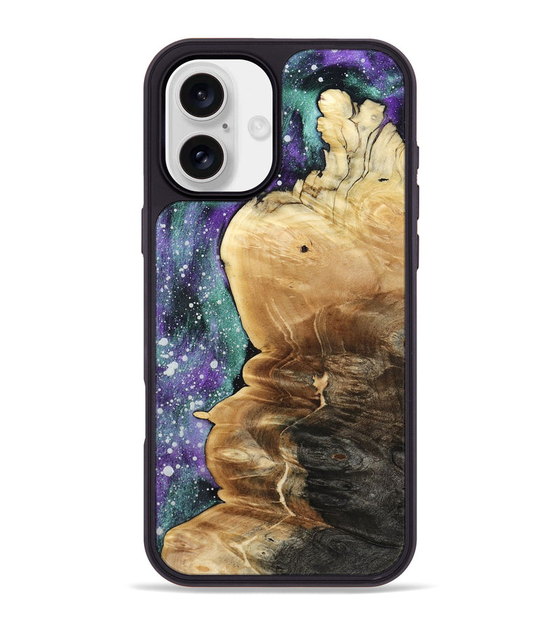 iPhone 16 Plus Wood Phone Case - Janeen (Cosmos, 813728)