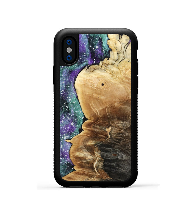 iPhone Xs Wood Phone Case - Janeen (Cosmos, 813728)
