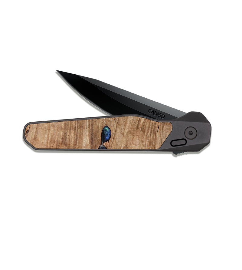 EDC Dark Slate Wood Pocket Knife - Dutton (Cosmos, 813733)
