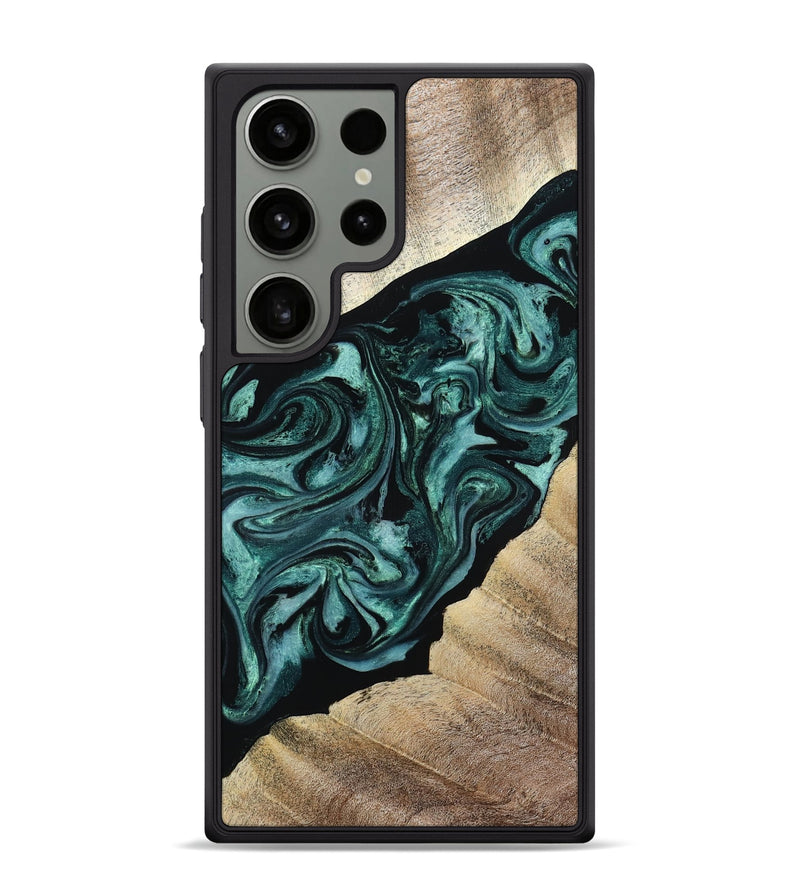 Galaxy S24 Ultra Wood Phone Case - Ronald (Green, 813768)