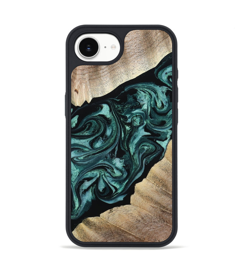 iPhone 16e Wood Phone Case - Ronald (Green, 813768)