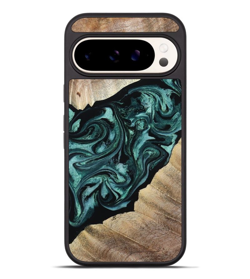 Pixel 9 Pro XL Wood Phone Case - Ronald (Green, 813768)