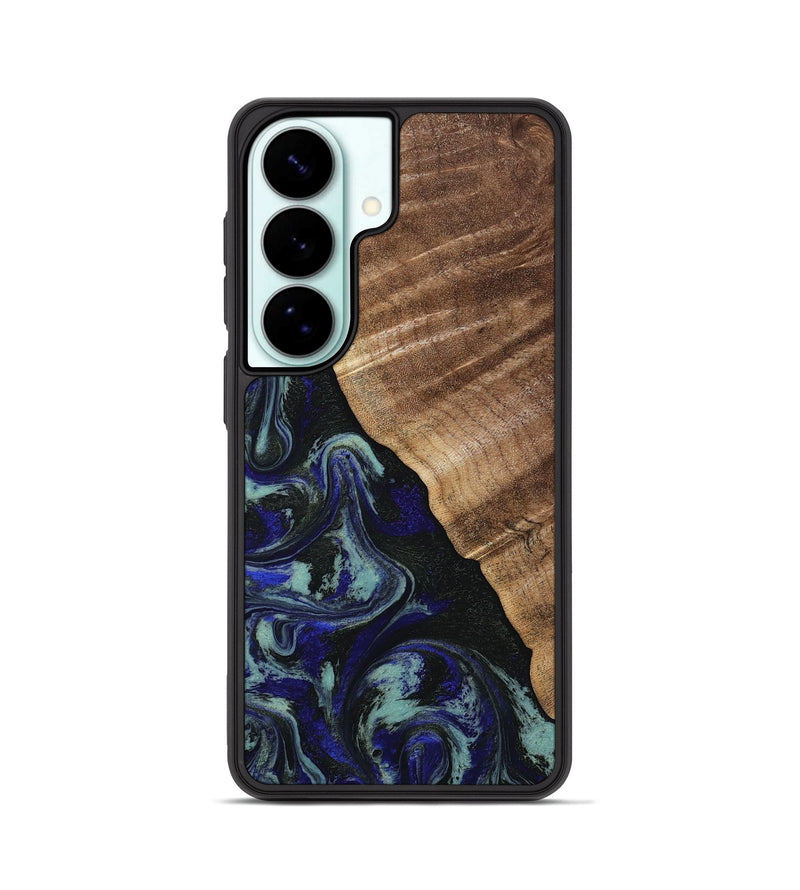 Galaxy S26 Wood Phone Case - Kayley (Blue, 813773)
