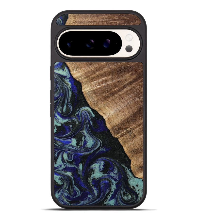 Pixel 9 Pro XL Wood Phone Case - Kayley (Blue, 813773)