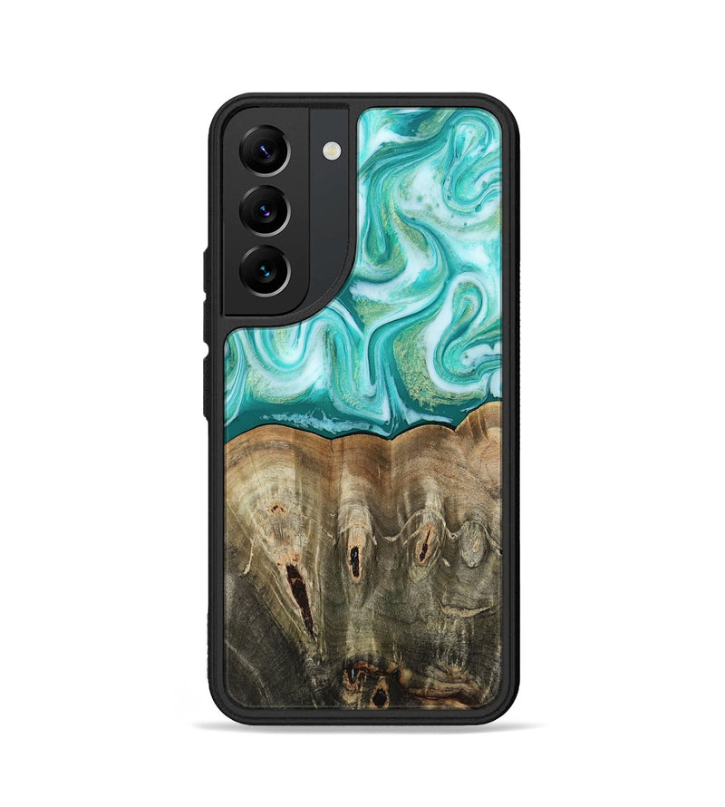Galaxy S22 Wood Phone Case - Gigi (Green, 813776)