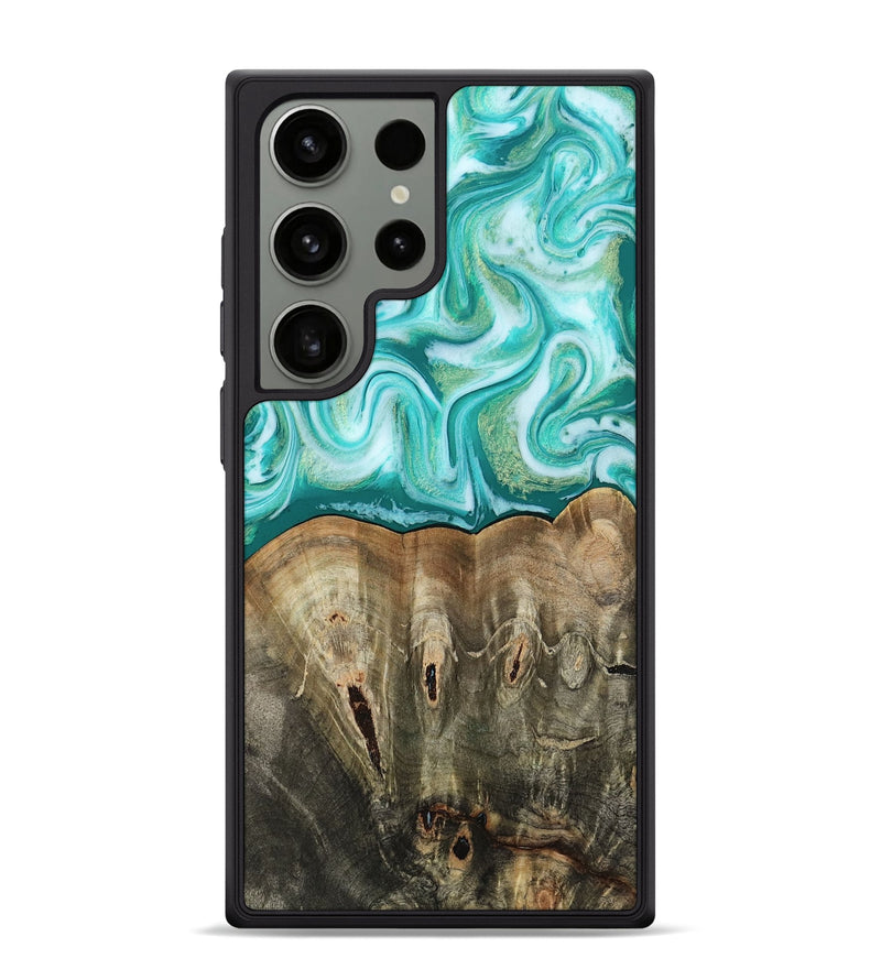 Galaxy S24 Ultra Wood Phone Case - Gigi (Green, 813776)