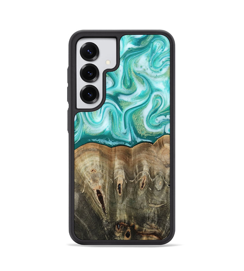 Galaxy S25 Wood Phone Case - Gigi (Green, 813776)