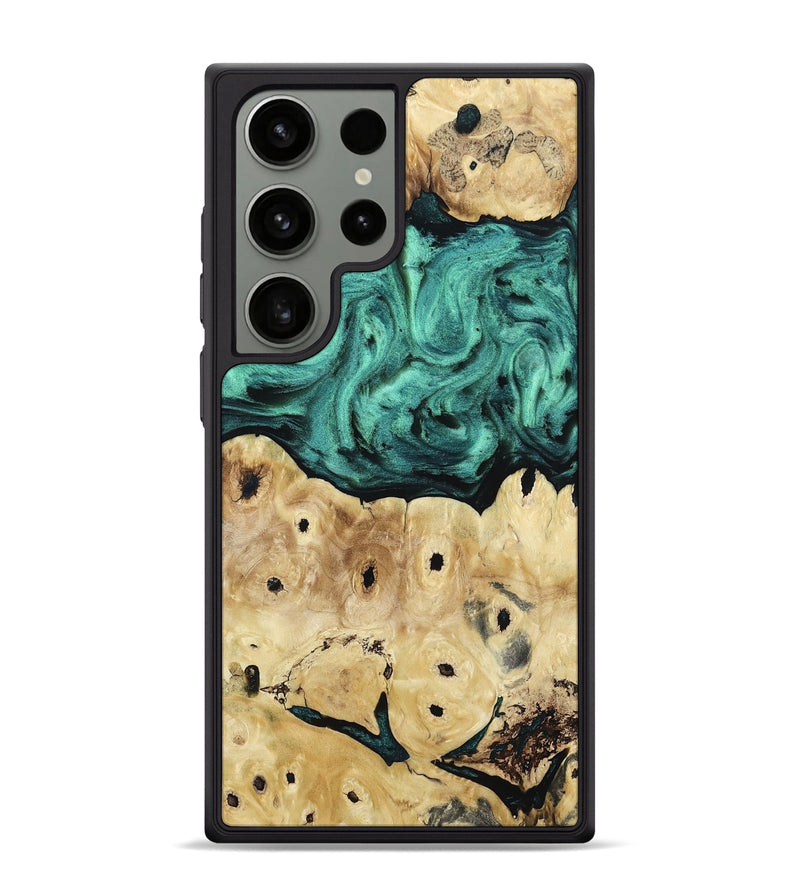 Galaxy S24 Ultra Wood Phone Case - Brendon (Green, 813781)