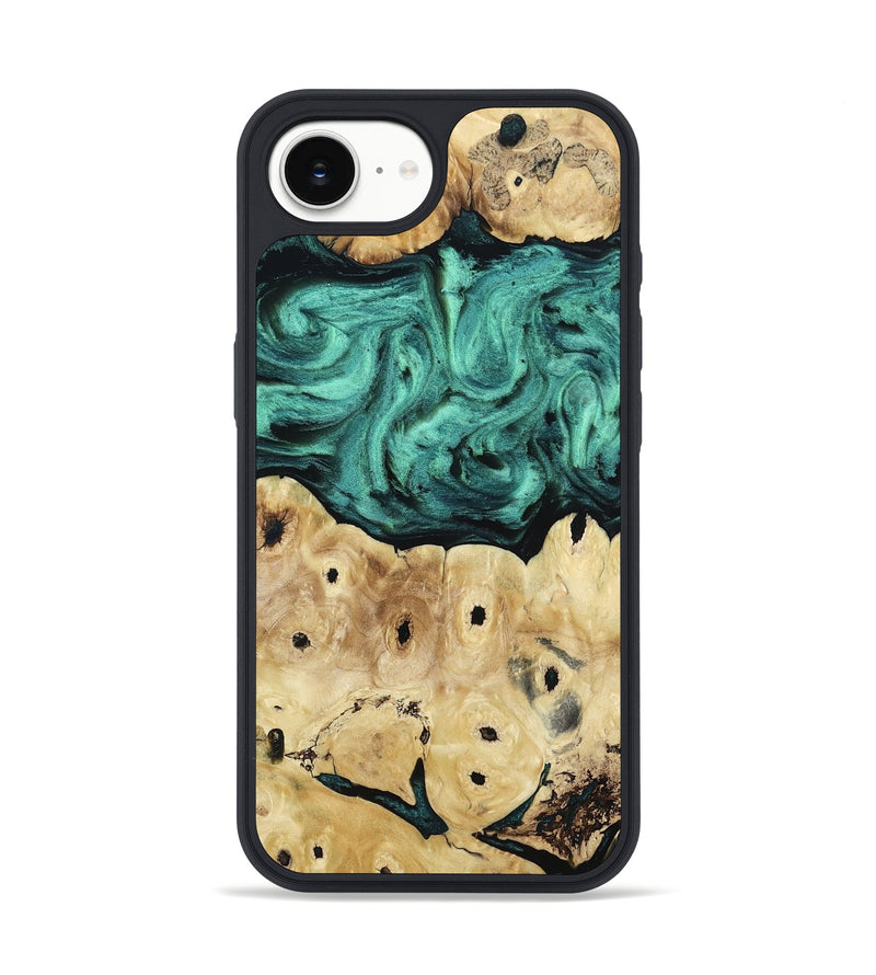 iPhone 16e Wood Phone Case - Brendon (Green, 813781)