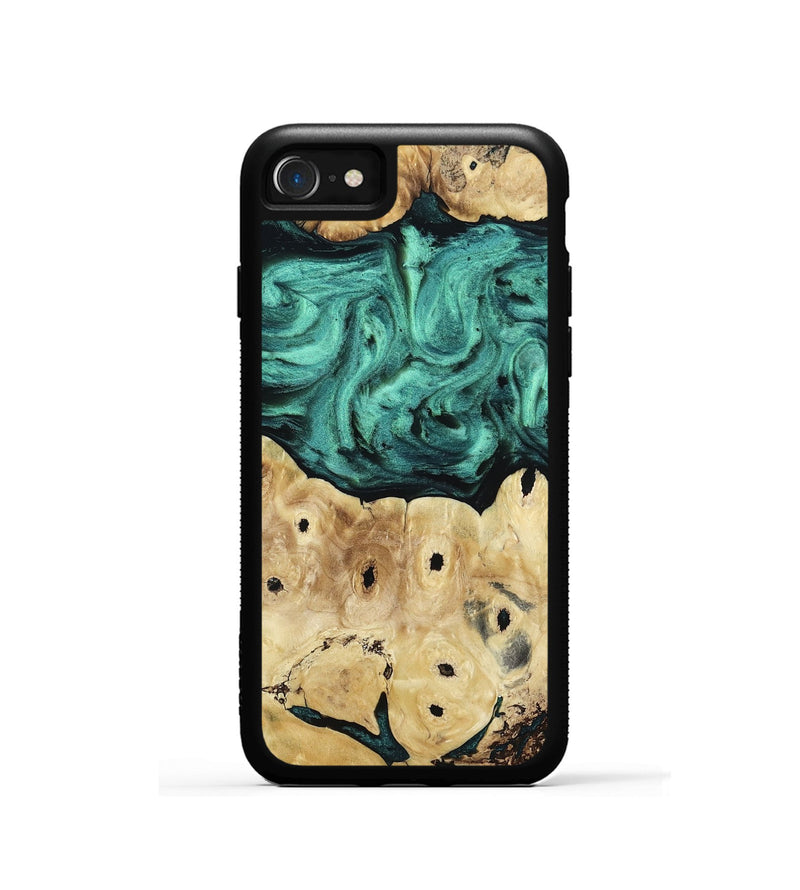 iPhone SE Wood Phone Case - Brendon (Green, 813781)