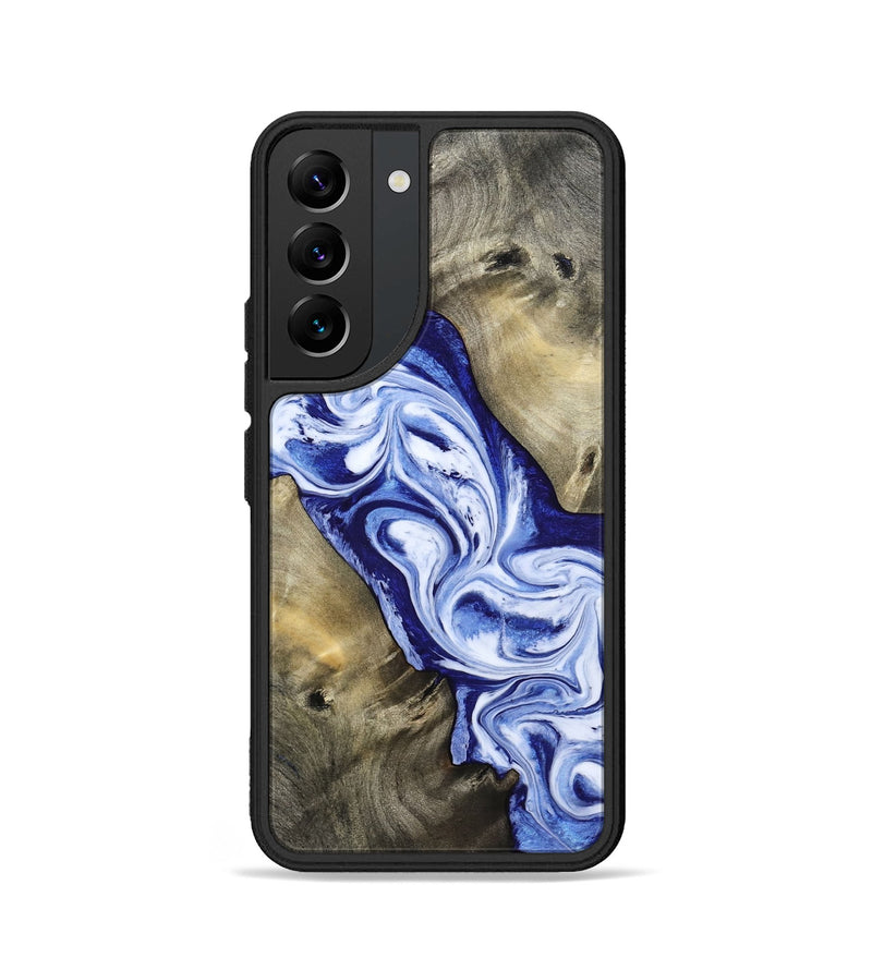 Galaxy S22 Wood Phone Case - Basil (Blue, 813794)