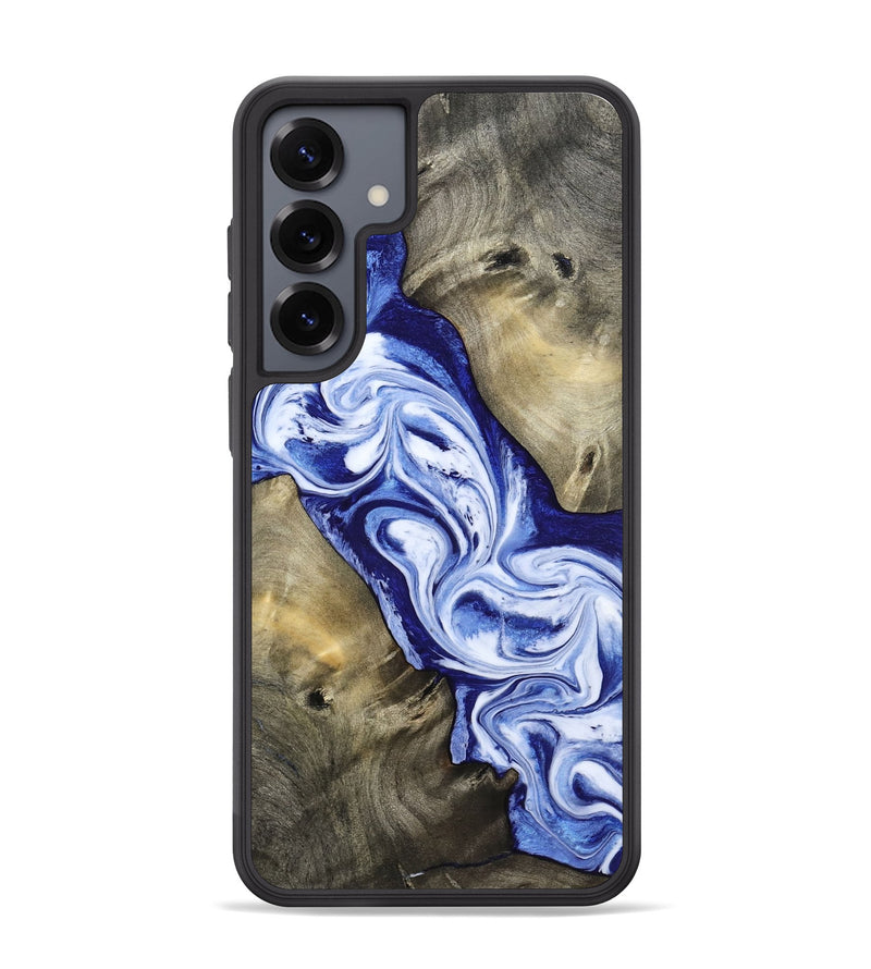 Galaxy S25 Plus Wood Phone Case - Basil (Blue, 813794)