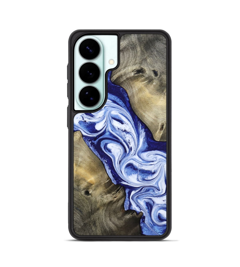 Galaxy S26 Wood Phone Case - Basil (Blue, 813794)