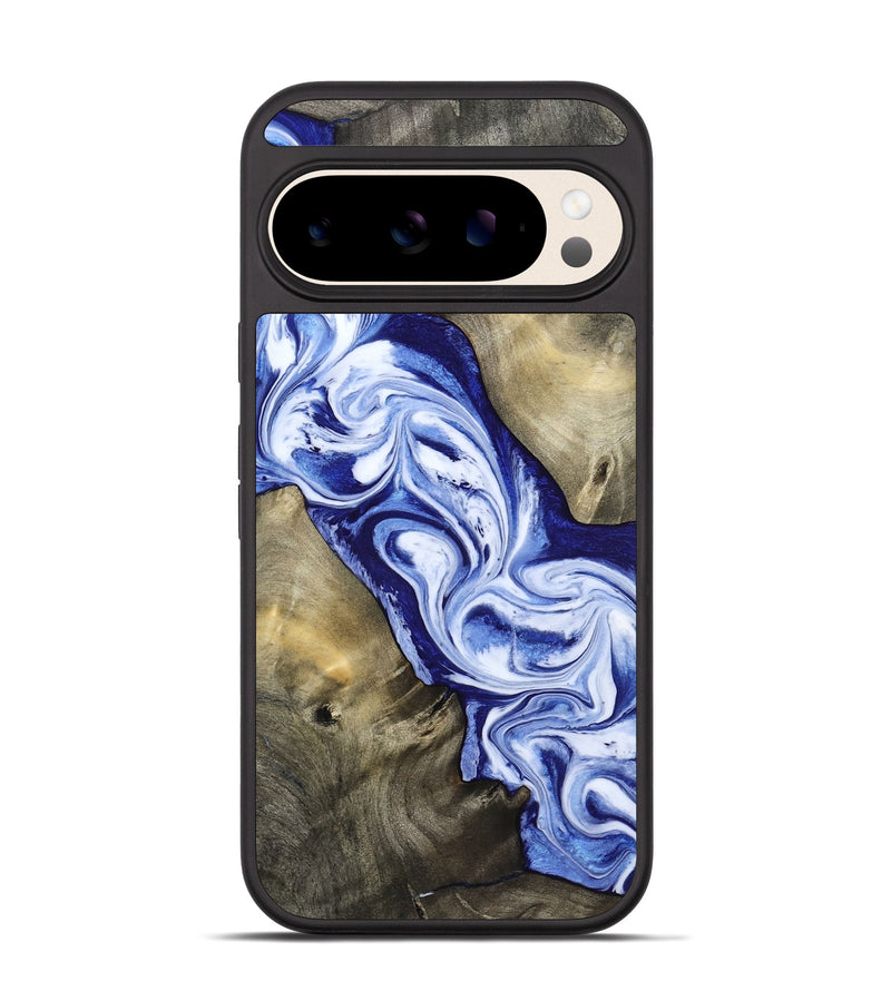 Pixel 10 Pro Wood Phone Case - Basil (Blue, 813794)
