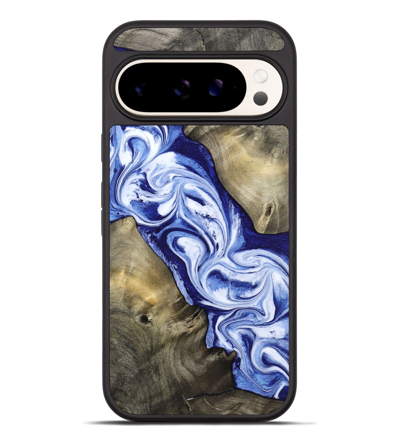 Pixel 9 Pro XL Wood Phone Case - Basil (Blue, 813794)