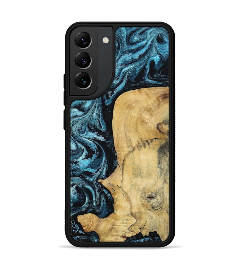 Galaxy S22 Plus Wood Phone Case - Keegan (Blue, 813799)