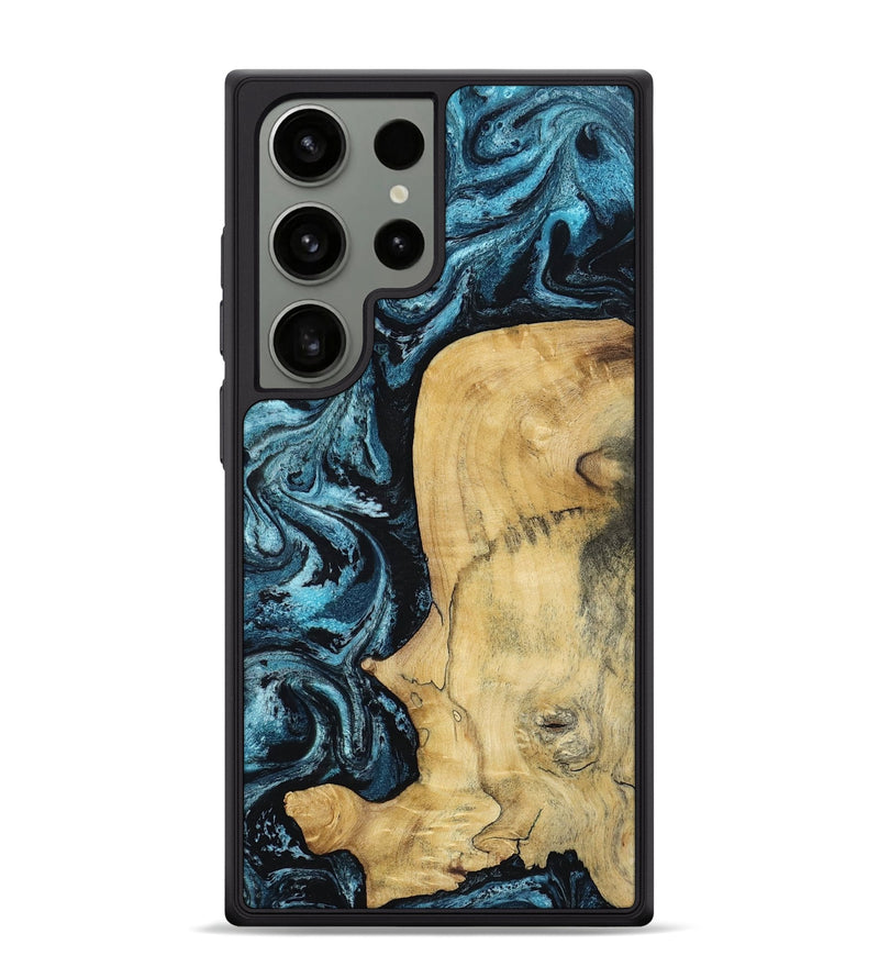 Galaxy S24 Ultra Wood Phone Case - Keegan (Blue, 813799)