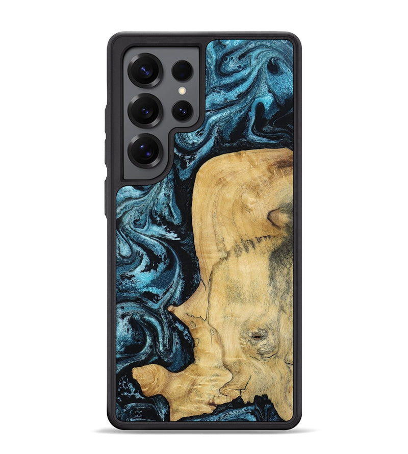 Galaxy S25 Ultra Wood Phone Case - Keegan (Blue, 813799)