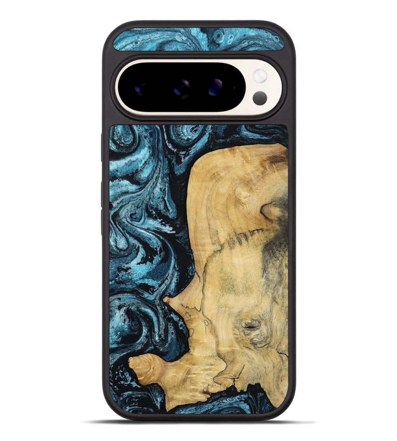 Pixel 9 Pro XL Wood Phone Case - Keegan (Blue, 813799)