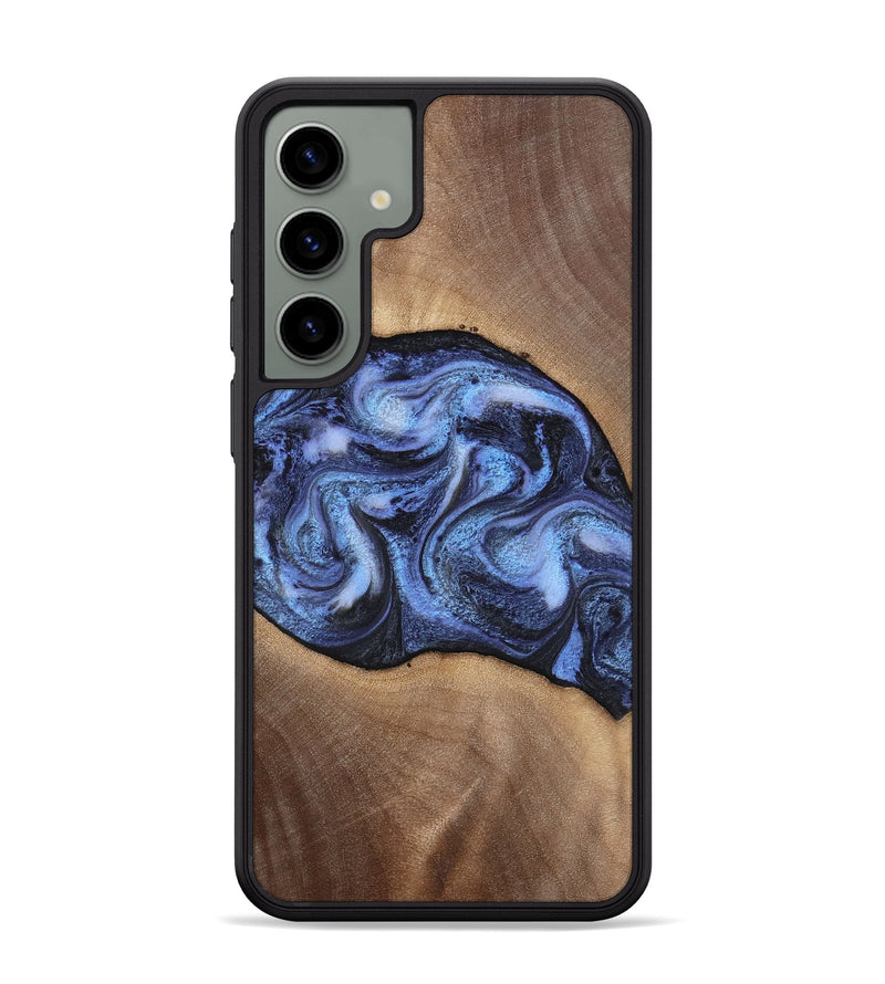 Galaxy S24 Plus Wood Phone Case - Destini (Blue, 813803)