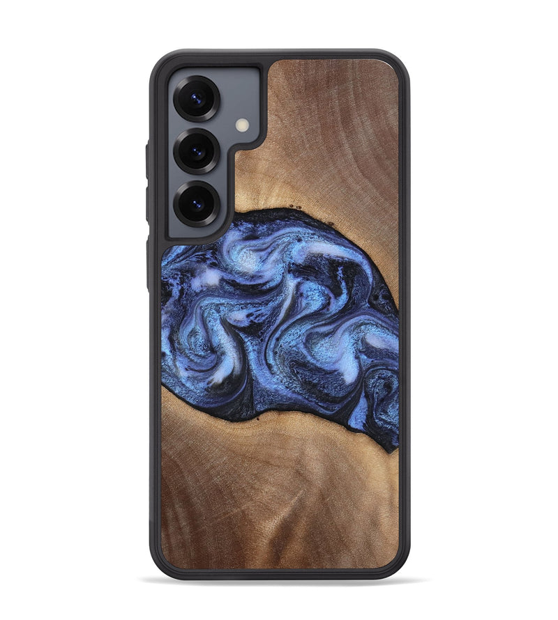 Galaxy S25 Plus Wood Phone Case - Destini (Blue, 813803)