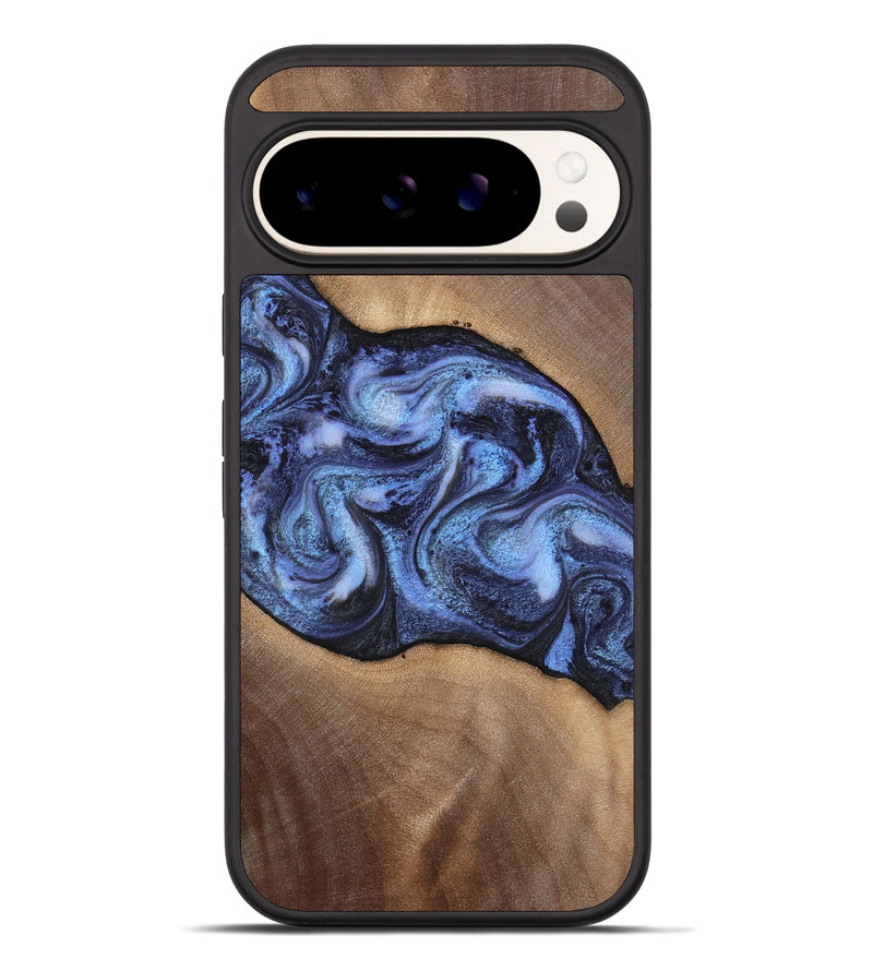 Pixel 10 Pro XL Wood Phone Case - Destini (Blue, 813803)