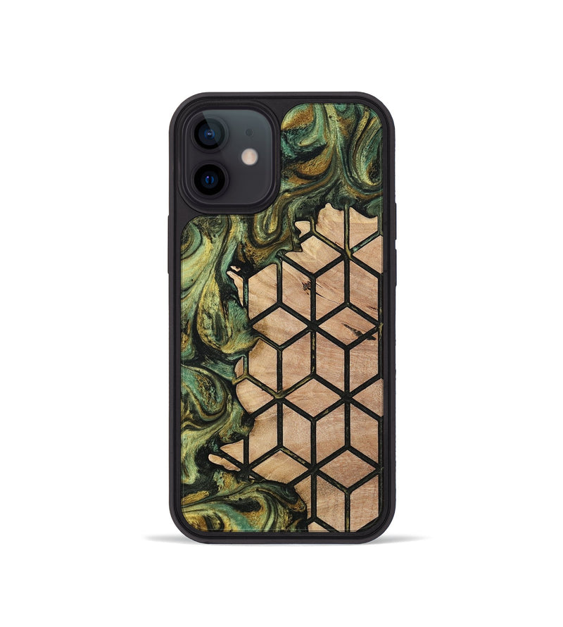 iPhone 12 mini Wood Phone Case - Carli (Pattern, 813812)
