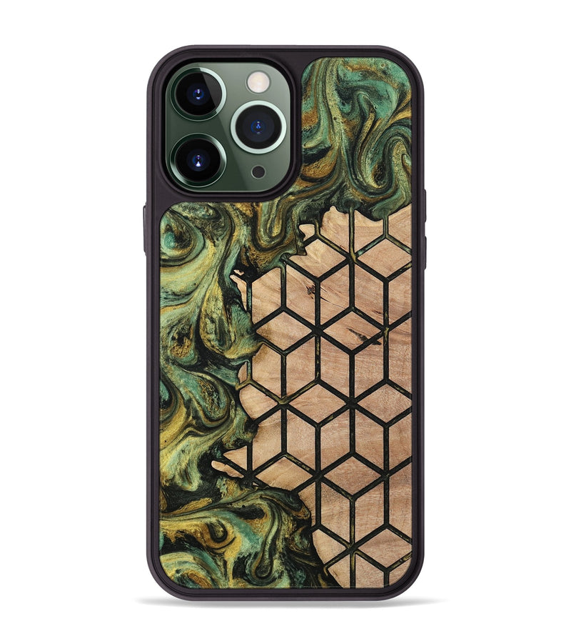iPhone 13 Pro Max Wood Phone Case - Carli (Pattern, 813812)