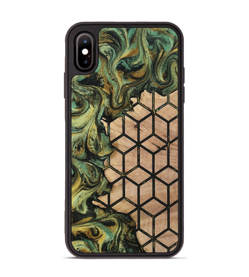 iPhone Xs Max Wood Phone Case - Carli (Pattern, 813812)
