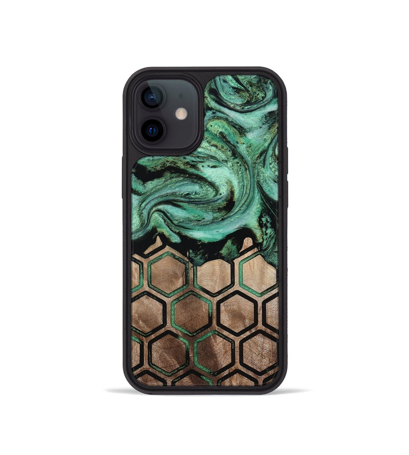 iPhone 12 mini Wood Phone Case - Ayana (Pattern, 813828)