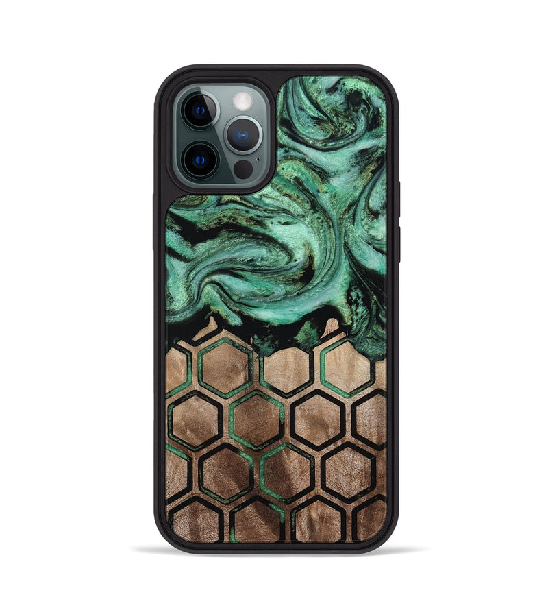 iPhone 12 Pro Wood Phone Case - Ayana (Pattern, 813828)