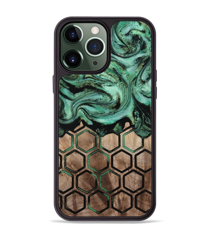 iPhone 13 Pro Max Wood Phone Case - Ayana (Pattern, 813828)