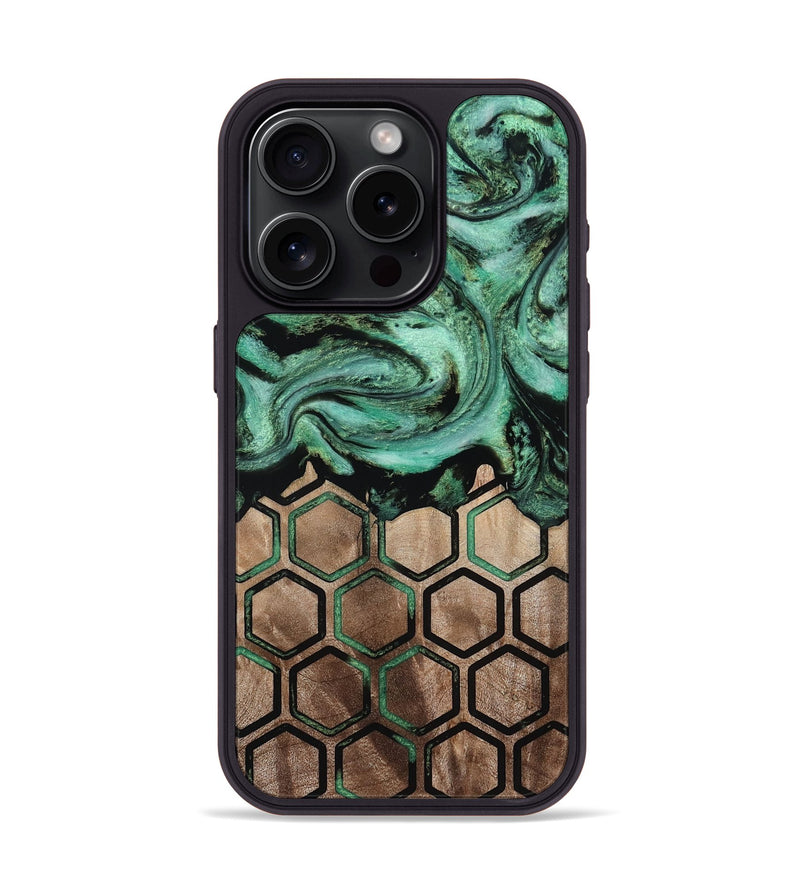 iPhone 15 Pro Wood Phone Case - Ayana (Pattern, 813828)