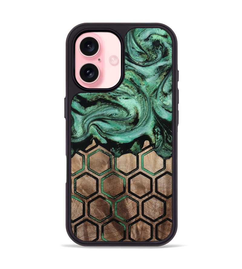 iPhone 16 Wood Phone Case - Ayana (Pattern, 813828)