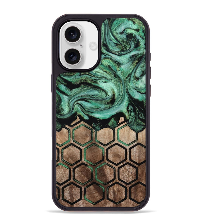iPhone 16 Plus Wood Phone Case - Ayana (Pattern, 813828)
