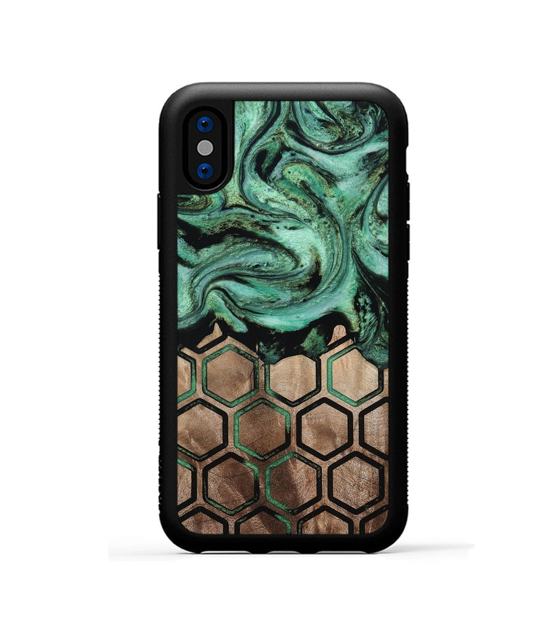 iPhone Xs Wood Phone Case - Ayana (Pattern, 813828)