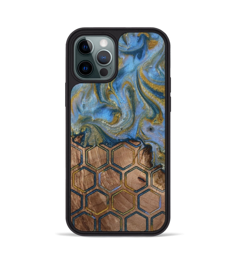 iPhone 12 Pro Wood Phone Case - Tamera (Pattern, 813834)