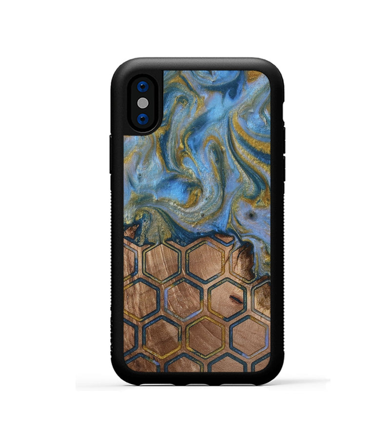 iPhone Xs Wood Phone Case - Tamera (Pattern, 813834)