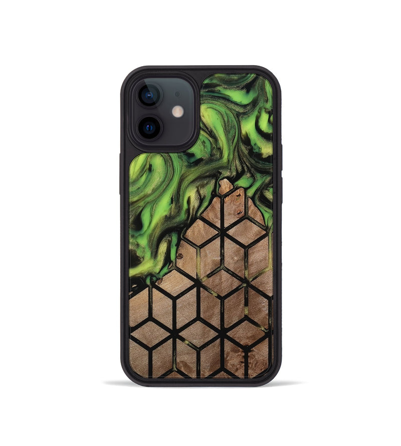 iPhone 12 mini Wood Phone Case - Janene (Pattern, 813845)
