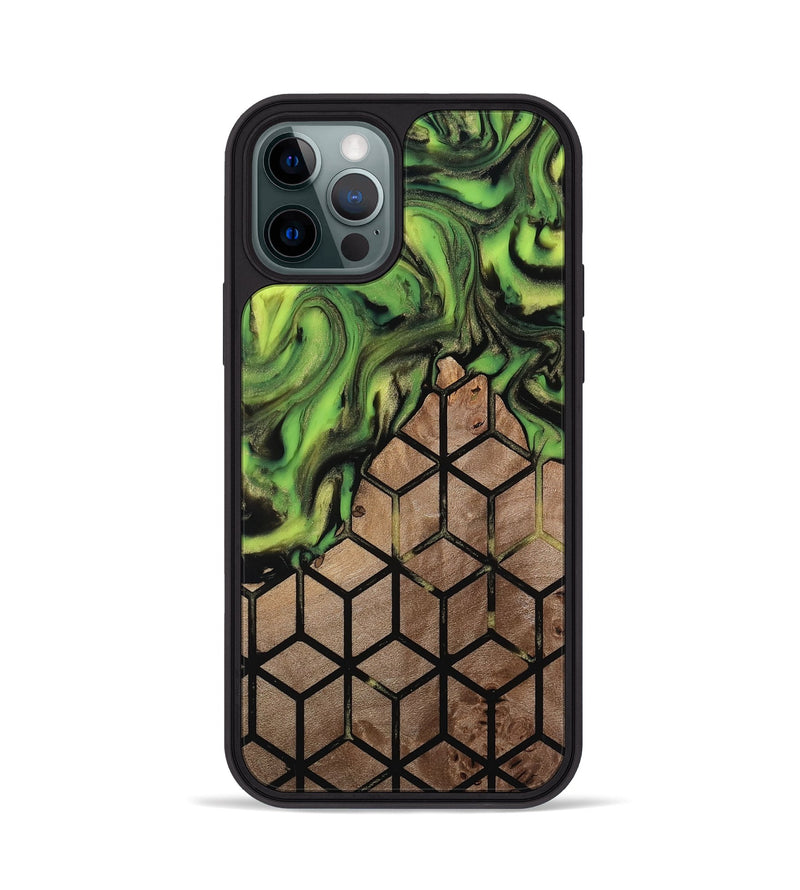 iPhone 12 Pro Wood Phone Case - Janene (Pattern, 813845)
